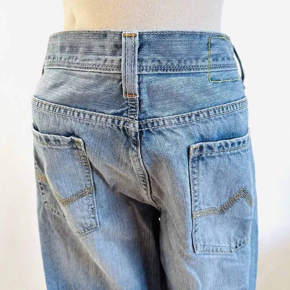 DKNY JEANS Women Bootcut Mid-Rise Cotton Denim Blue Jeans Pants Size 30X30 - Picture 7 of 13